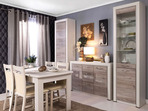 Фото пенала OLIVIA 1D MEBELBOS в интерьере столовой