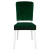 Фото стільця ALAMEDA BRW білий / зелений – вигляд спереду
