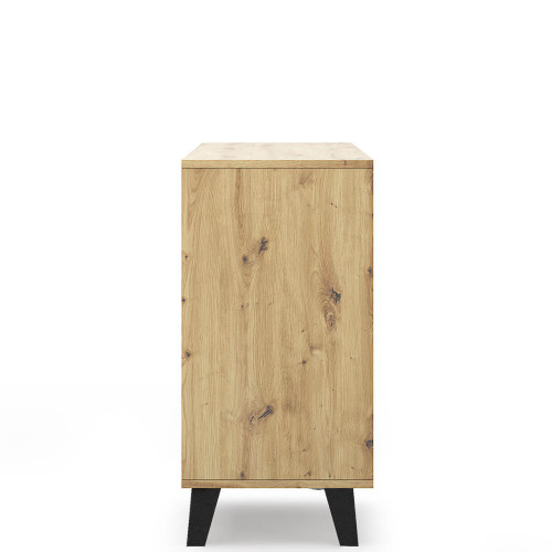 Фото комода BORG 1D3S MEBELBOS дуб артизан – бічна сторона