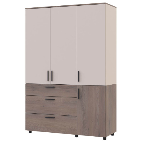 Фото шафи ТОРН 3 ДСП/3Ш полиці ДОРОС (DOROS) кремона канноло / кашемір 