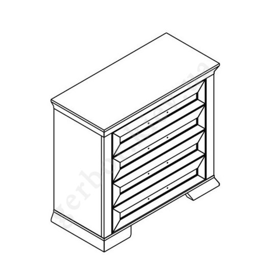 На фото схема комоду KOM4S МАРСЕЛЬ Гербор