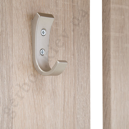 На фото крючок вешалки WIE/60 TOP-MIX VMV Holding дуб сонома