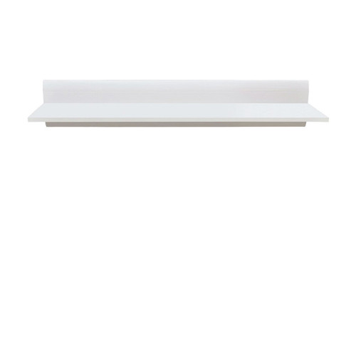 Фото полки AZTECA TRIO P/2/11 BRW белый / белый глянец - вид спереди