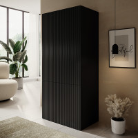 PAFOS CAMA MEBLE Шафа 90 2D чорний PAFOS CAMA MEBLE Шафа 90 2D чорний