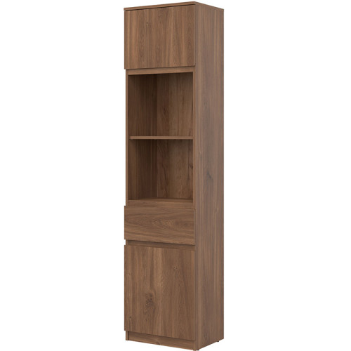 Фото стелажу REMI RM08 LIVEO BOGFRAN дуб кастелло – вигляд збоку