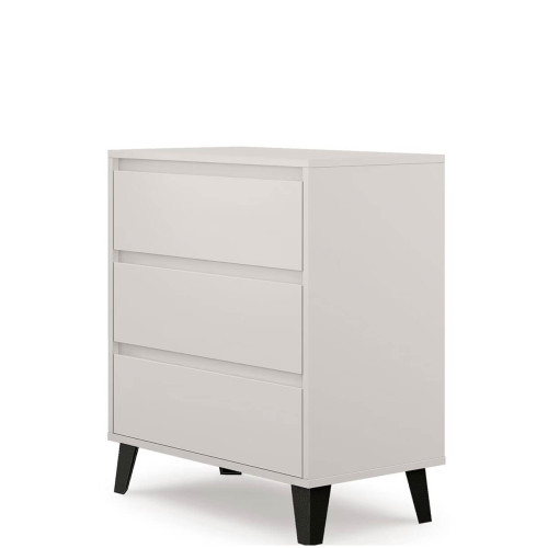 Фото комода BORG 3S/70 MEBELBOS кашемір – вигляд збоку