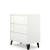 Фото білого комода BORG 3S/70 MEBELBOS – вигляд збоку