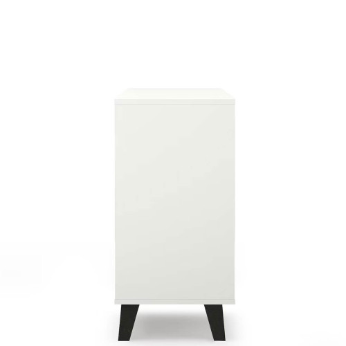 Фото білого комода BORG 3S/70 MEBELBOS – бічна сторона