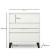 Фото білого комода BORG 3S/70 MEBELBOS – розміри