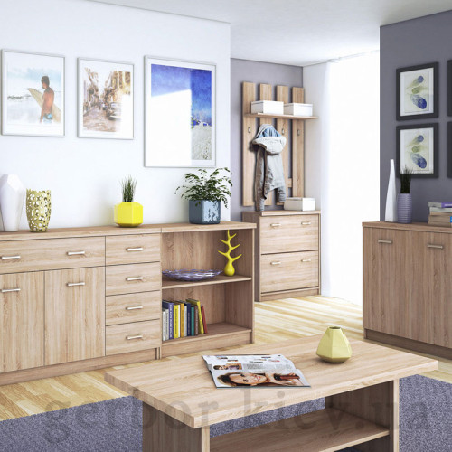 Фото вешалки WIE/80 TOP-MIX VMV Holding сонома в интерьере