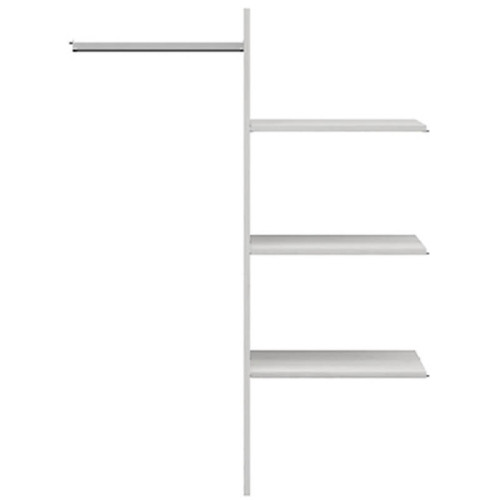 Фото комбинированного шкафа HESEN SZF2D1S-WKSZF BRW лиственница sibiu светлая / сосна larico – часть наполнения