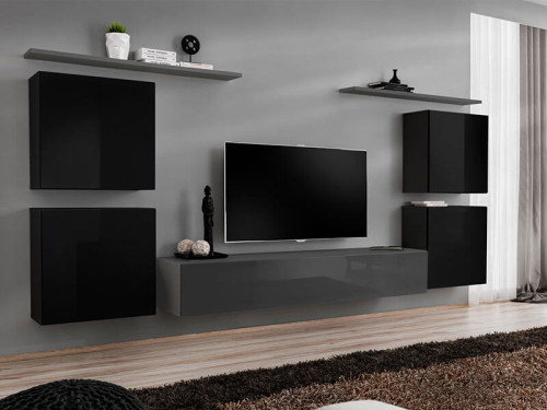 Фото гостиной SWITCH IV ZG ASM MEBLE черный / графит