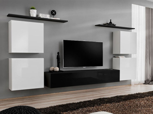 Фото гостиной SWITCH IV WS ASM MEBLE белый / черный