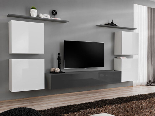 Фото гостиной SWITCH IV WG ASM MEBLE белый / графит
