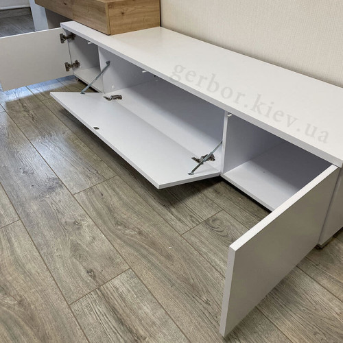 Фото комплекту меблів для вітальні РЕБЕКА ПЛЮС Гербор від покупця – наповнення тумби ТВ