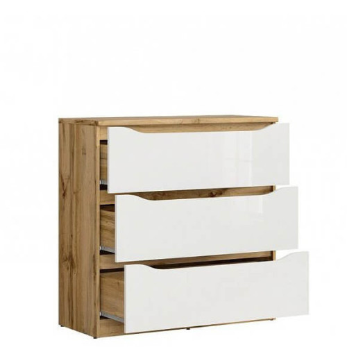 Фото комплекта мебели для спальни NUIS BRW – наполнение комода