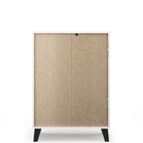 Фото білого комода BORG 4S/70 MEBELBOS – тильна сторона