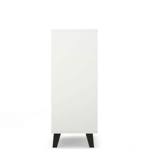 Фото білого комода BORG 4S/70 MEBELBOS – бічна сторона