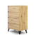 Фото комода BORG 4S/70 MEBELBOS дуб артизан – вигляд збоку