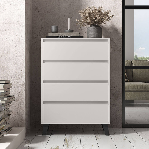 Фото комода BORG 4S/70 MEBELBOS кашемір в інтер'єрі