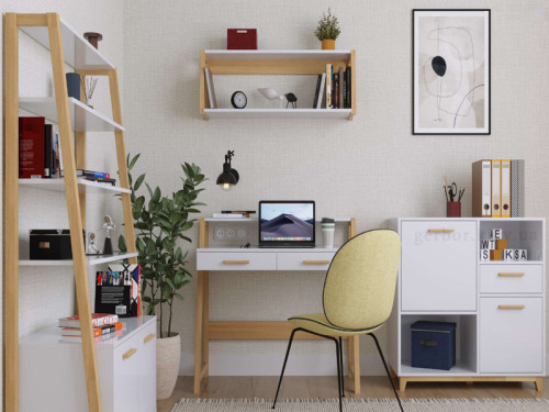 Фото комоду STEKA 2D1S ВМВ в інтер'єрі кабінету