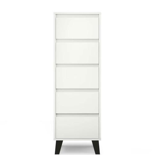 Фото білого комода BORG 5S/40 MEBELBOS