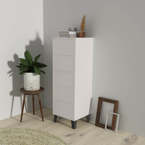 Фото комода BORG 5S/40 MEBELBOS кашемір в інтер'єрі