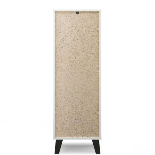 Фото білого комода BORG 5S/40 MEBELBOS – тильна сторона