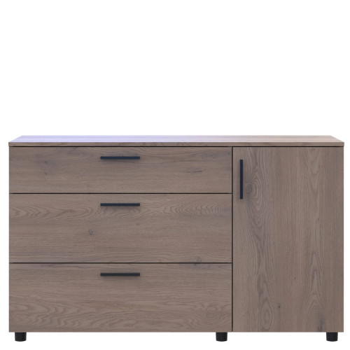 Фото комода ТОРН 3Ш/1Д ДОРОС (DOROS) кремона канноло – вигляд спереду