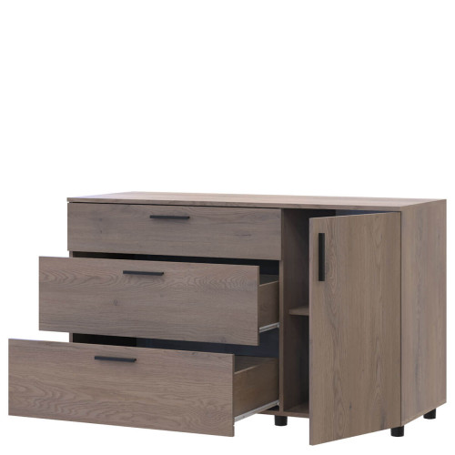 Фото комода ТОРН 3Ш/1Д ДОРОС (DOROS) кремона канноло – наповнення