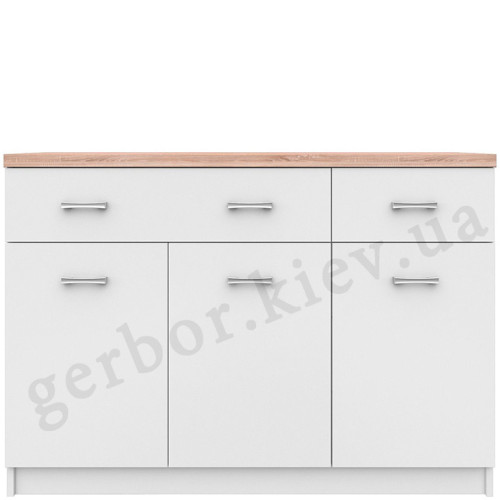 Фото комода KOM 3D2S TOP-MIX VMV Holding белый / дуб сонома