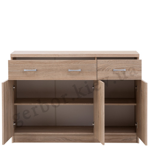 Фото наполнения комода KOM 3D2S TOP-MIX VMV Holding дуб сонома