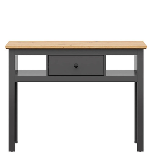 На фото туалетный стол HESEN TOL1S/9/11 BRW графит / дуб артизан