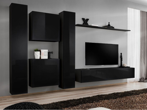 Фото гостиной SWITCH VI ZZ ASM MEBLE черный / черный глянец