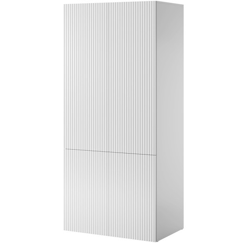 Фото шафи PAFOS 135 3D CAMA MEBLE білий – вигляд збоку дводверного блоку