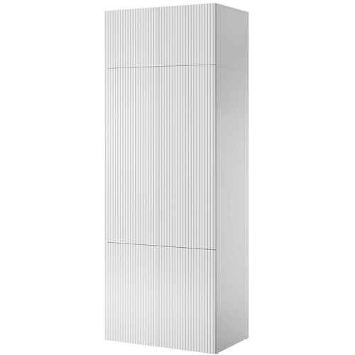 Фото шафи з надставкою PAFOS 135 3D CAMA MEBLE білий – вигляд збоку дводверного блоку з надставкою