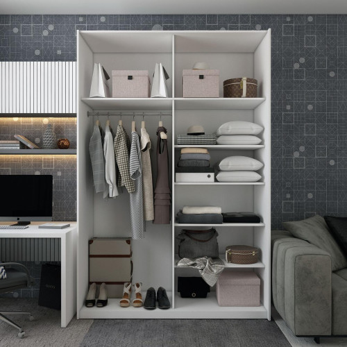 G-КАЙЗЕР Шафа-купе 1 ДСП / 1 Дзеркало ДОРОС (DOROS) 160х60х240