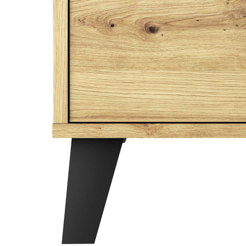 Фото приліжкової тумбочки BORG 1S MEBELBOS дуб артизан – ніжка