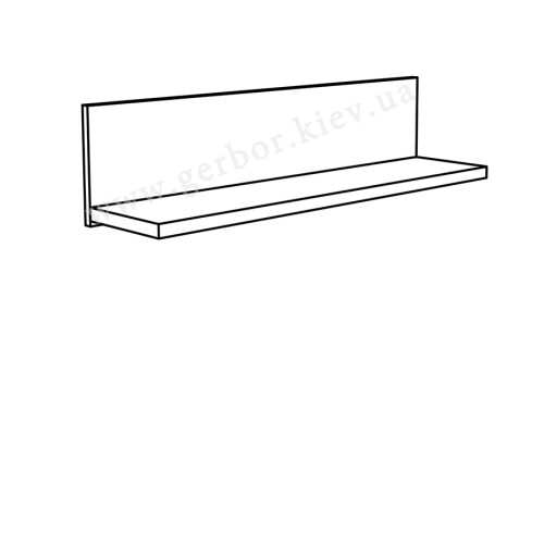 На фото схема полки TAHOE TA16 BOGFRAN