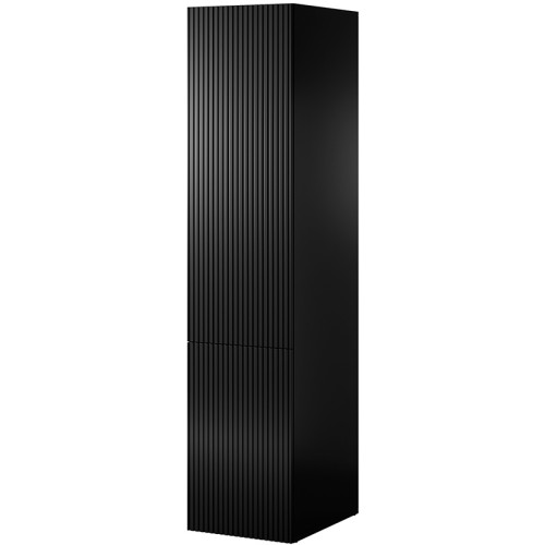 Фото шафи PAFOS 135 3D CAMA MEBLE чорний – вигляд збоку однодверного блоку