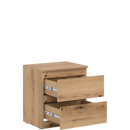 Фото тумби REMI RM12 LIVEO BOGFRAN дуб евок – вигляд зліва наповнення