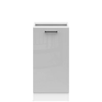 JUNONA LINE Тумба ліва D1D/50/82L BBL BRW світло-сірий глянець JUNONA LINE Тумба ліва D1D/50/82L BBL BRW світло-сірий глянець