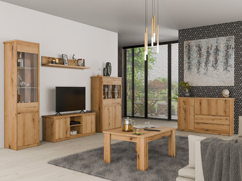 INTENSO IT06 Вітрина LIVEO BOGFRAN в інтер'єрі вітальні