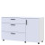 Фото білого комода ТОРН 3Ш/1Д ДОРОС (DOROS)