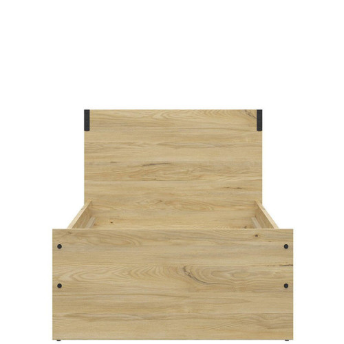 Фото кровати LARA LOZ/90 BRW – вид спереди