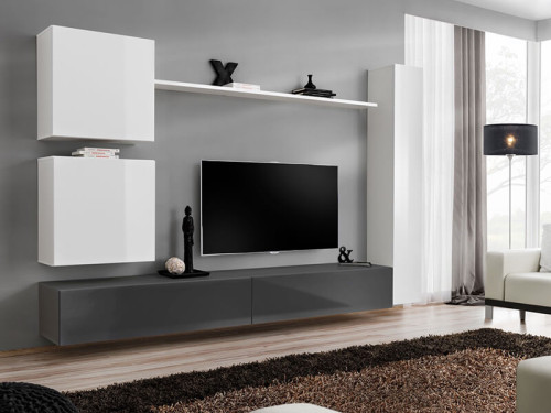 Фото гостиной SWITCH VIII WG ASM MEBLE белый / графит