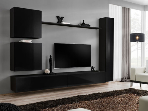 Фото гостиной SWITCH VIII ZZ ASM MEBLE черный / черный глянец