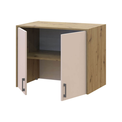 РОНДІ Шафа з дзеркалом та високою антресоллю 2 ДСП ДОРОС (DOROS) 82х52х260