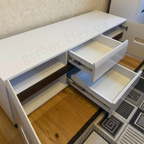 Фото стінки АЦТЕКА БРВ від покупця – наповнення тумби під телевізор