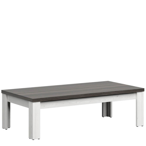 Фото журнального столика HESEN LAW/4/13 BRW лиственница sibiu светлая / сосна larico – вид сбоку